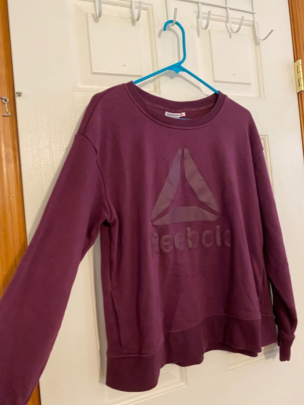 Reebok Deep Plum Logo Sweatshirt